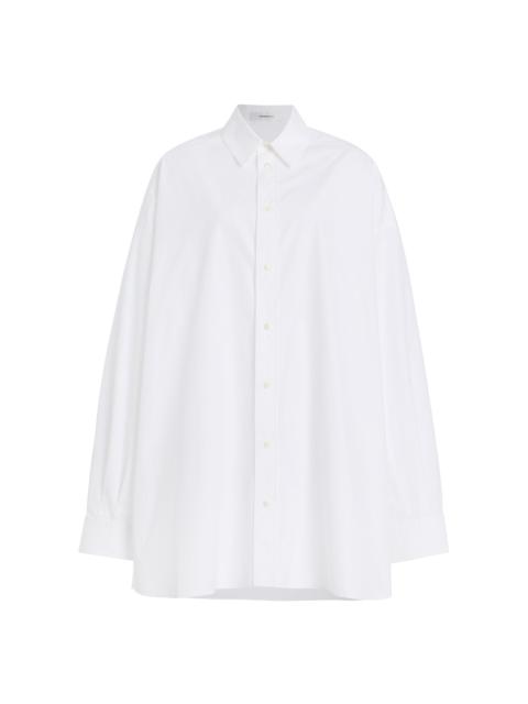 Oversize Shirt Dress Mini white