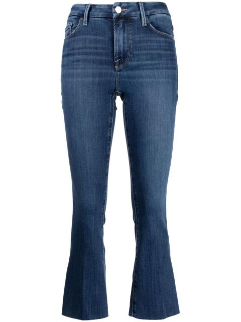 Le Crop mid-rise cropped jeans