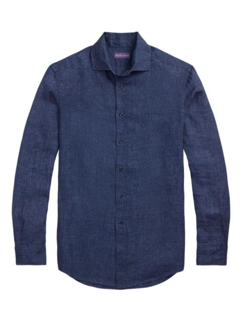 linen long-sleeve shirt