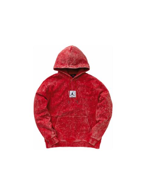 Jordan Essential Washed Fleece Hoodie Red