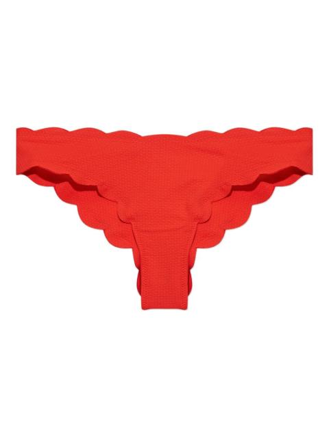 scalloped-edge bikini bottom