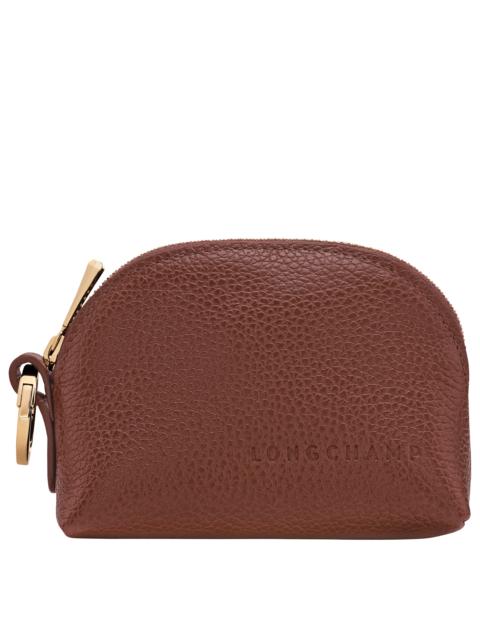 Le Foulonné Coin purse Coffee - Leather