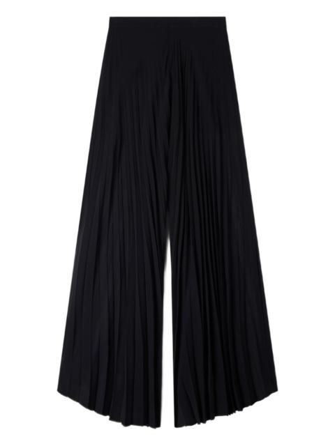 pleated palazzo pants