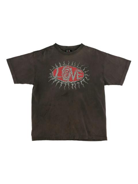 Saint Mxxxxxx Love Saint Hood T-Shirt Vintage Black