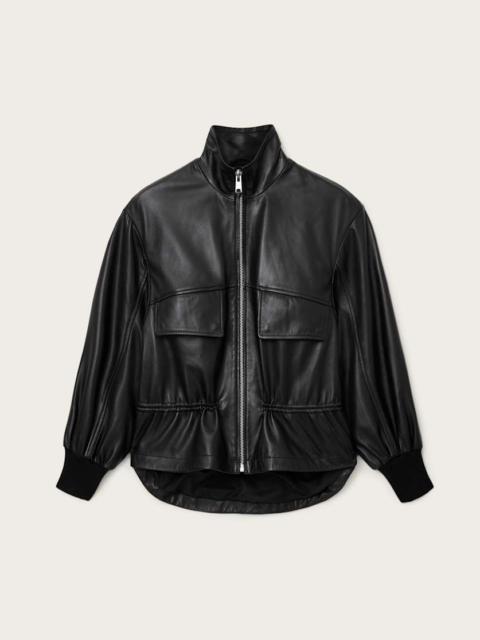 FLOR LEATHER JACKET