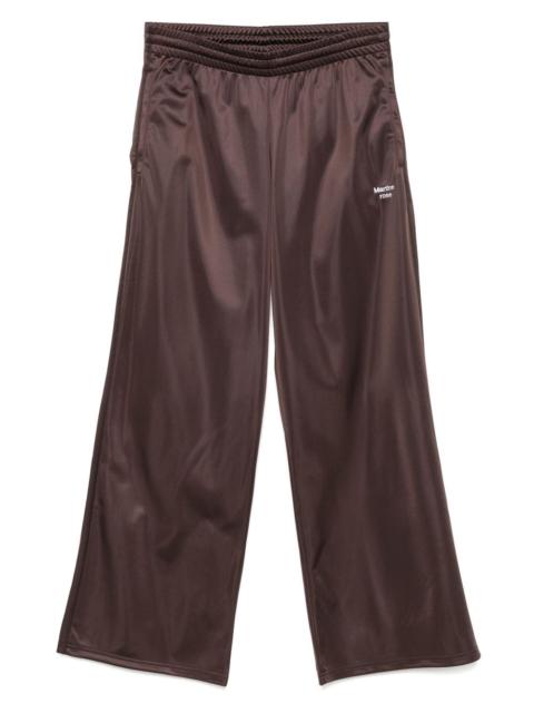 wide-leg track pants