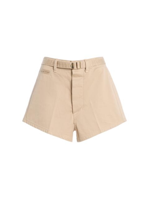 The Grier Cotton Shorts khaki