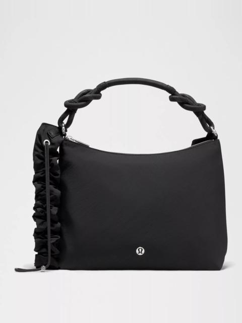 Convertible Ruched Crossbody Bag 6.5L