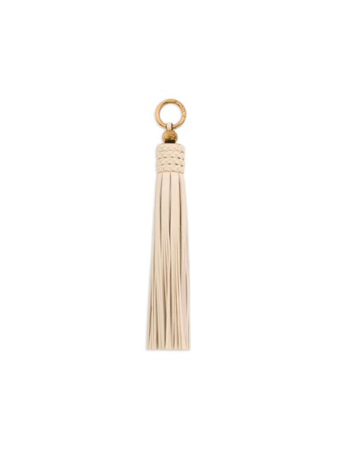 leather tassel charm