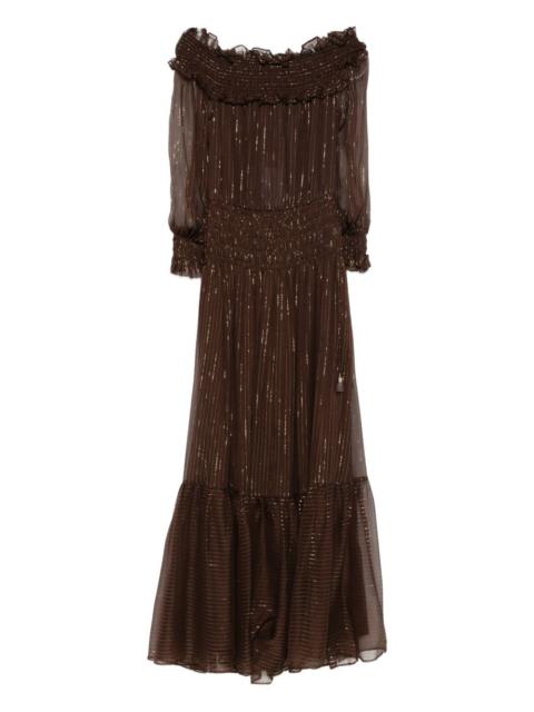 georgette maxi dress