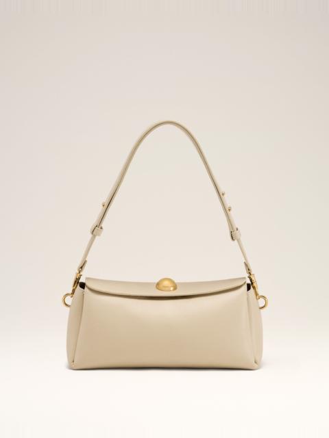 BEIGE LEATHER CARROUSEL BAG