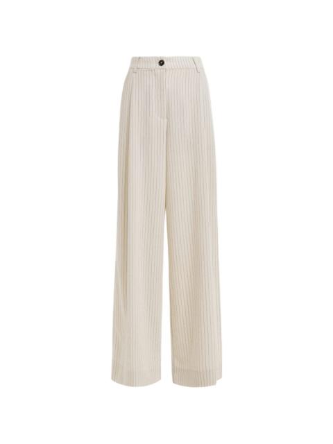 Josha pinstripe trousers
