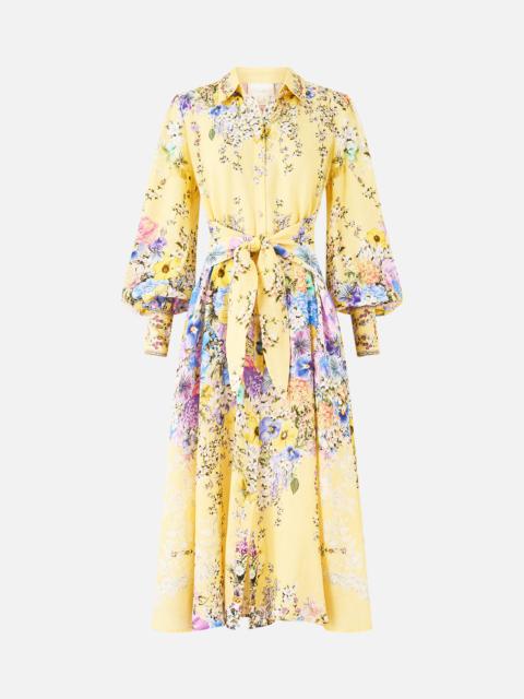 WAIST TIE SHIRT DRESS