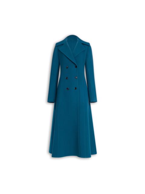 CINCHED WOOL COAT