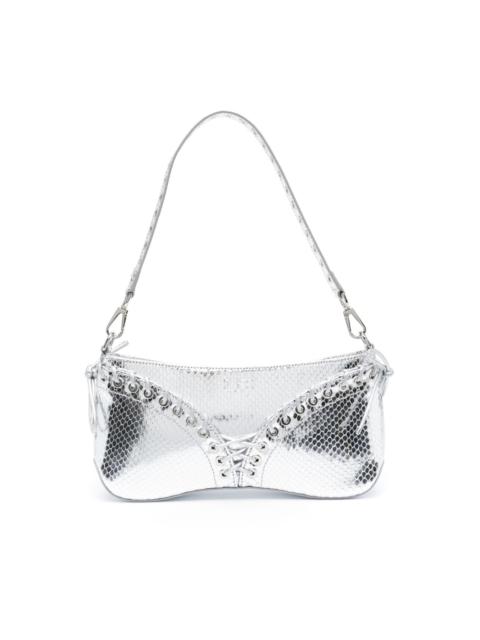 The Cleavage embossed leather shoulder bag