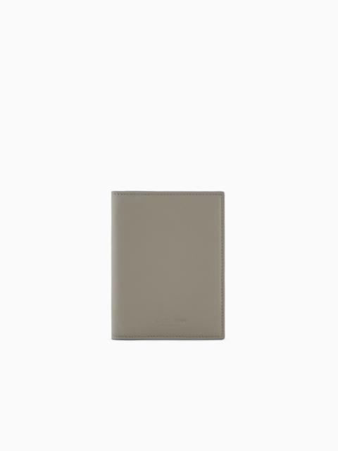 NAPPA LEATHER BIFOLD PASSPORT HOLDER