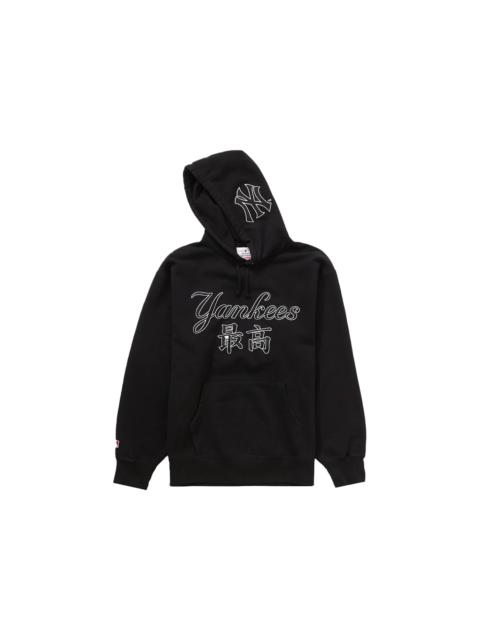 Supreme New York Yankees Kanji Hooded Sweatshirt Black