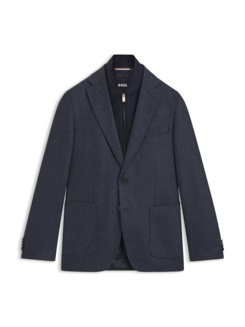 SLIM-FIT JACKET WITH INTEGRATED BIB
