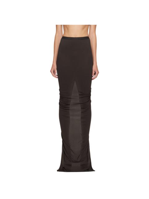Brown Concordians Eva Maxi Skirt