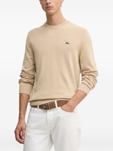 long-sleeve crew-neck sweater