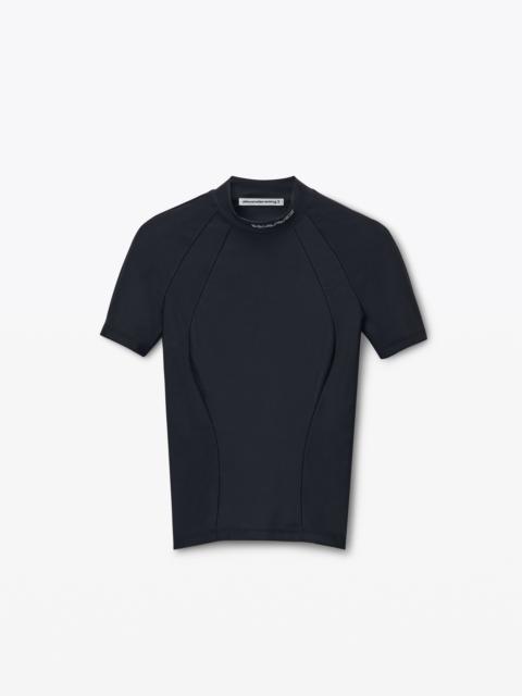 Logo-Detailed Rash Guard