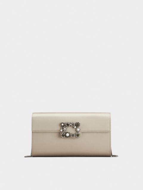 Efflorescence Clutch in satin