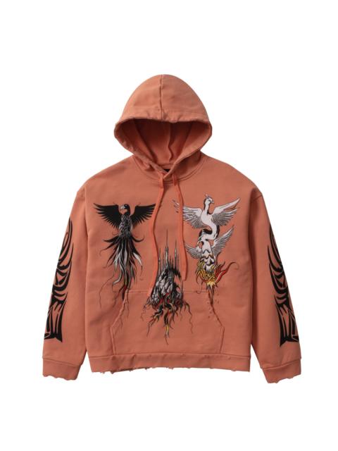 NEFARIOUS WINGED HOODED PULLOVER