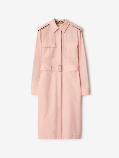 Cotton Poplin Shirt Dress