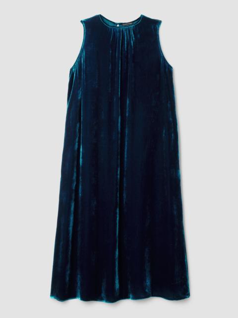 Velvet Round Neck Dress