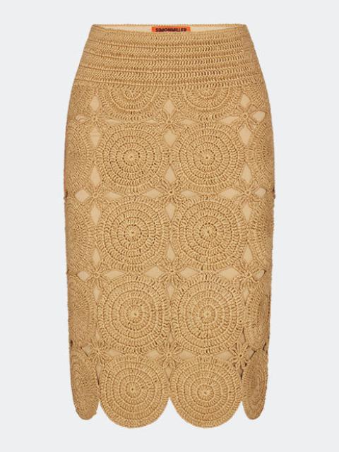 Beep Beep Midi Skirt In Natural