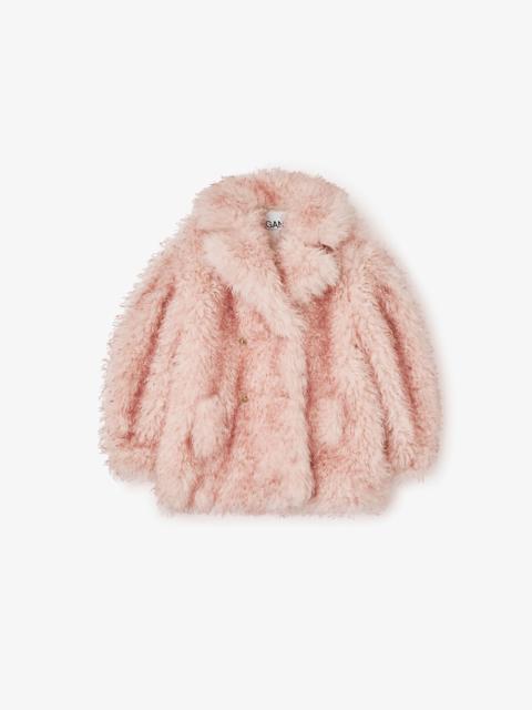 PINK ALTERNATIVE FUR COAT