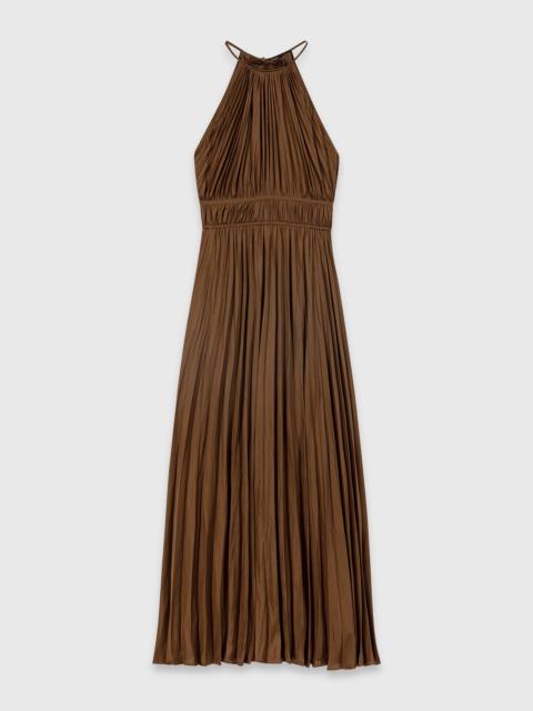 Pleated maxi dress