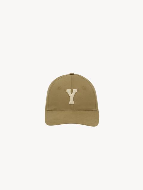 Y VARSITY CAP IN GABARDINE