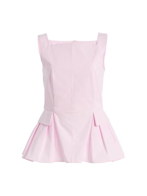 Soleil Cotton Poplin Top light pink