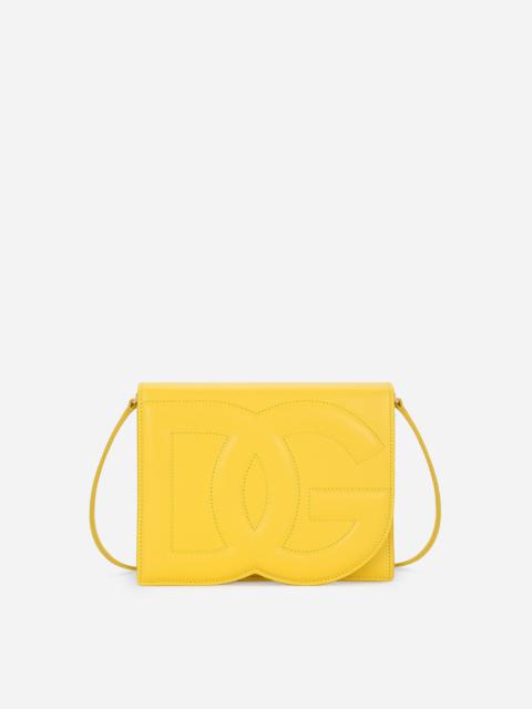 Calfskin DG logo crossbody bag