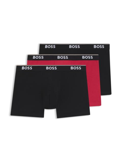 THREE-PACK OF LOGO-WAISTBAND BOXER BRIEFS