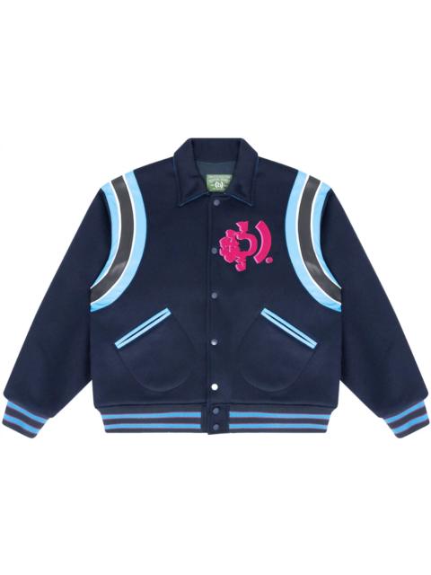 Denim Tears Bstroy Tears Varsity Jacket Navy