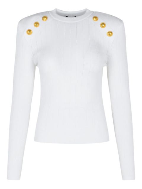 button-embellished sweater