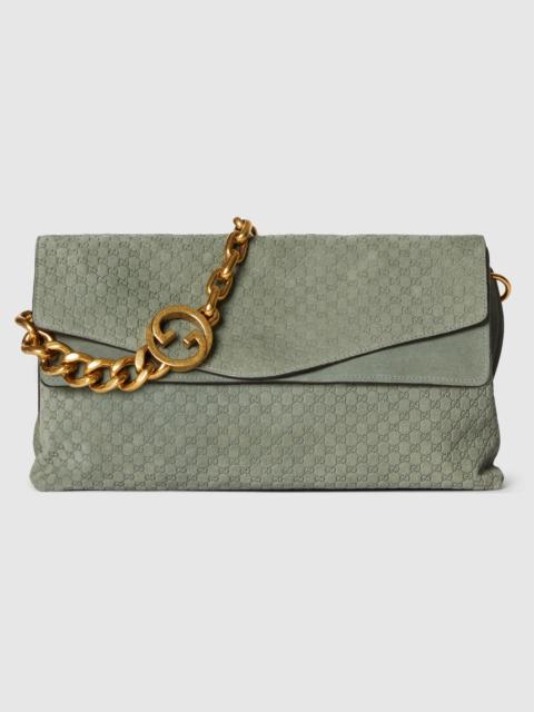 Large shoulder bag with chain