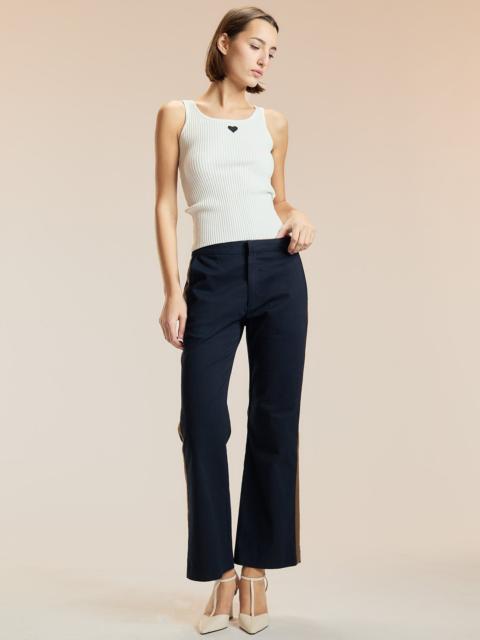 Riley Side Stripe Cropped Flare