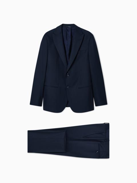 SINGLE-BREASTED SOHO LINE SUIT IN VIRGIN WOOL