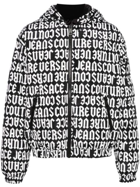 reversible hooded puffer jacket