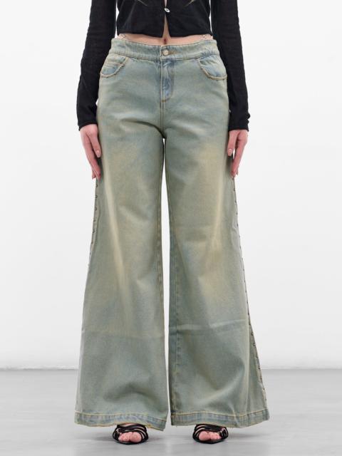 Blue G-String Baggy Denim Jeans