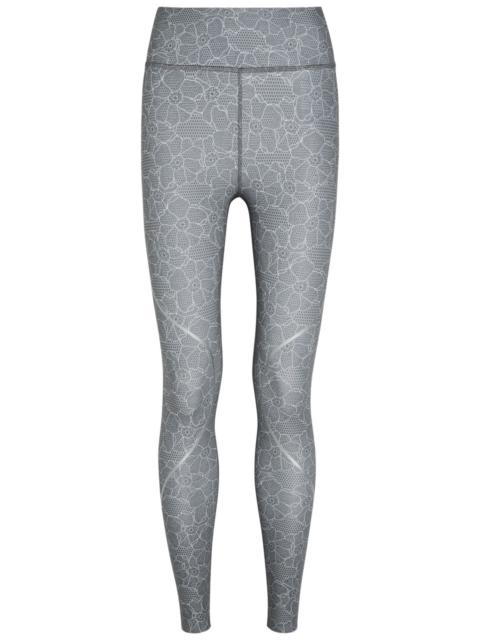 Adidas X Stella Mccartney Printed Stretch-jersey Leggings