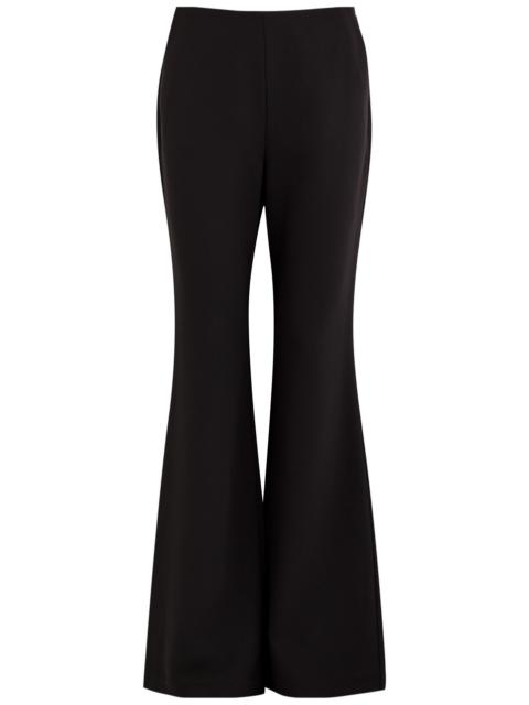 Roland Mouret Flared-leg Crepe Trousers