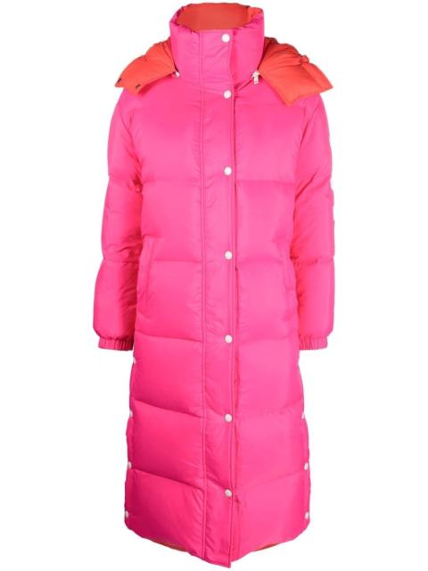 hooded padded coat