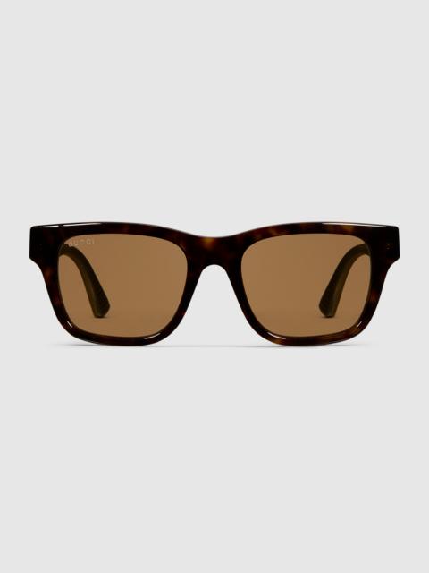Square frame sunglasses