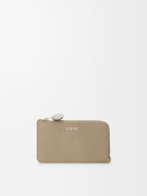 Pebble coin cardholder in pebble grained calfskin