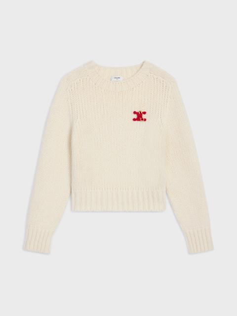 crewneck sweater IN cashmere and silk