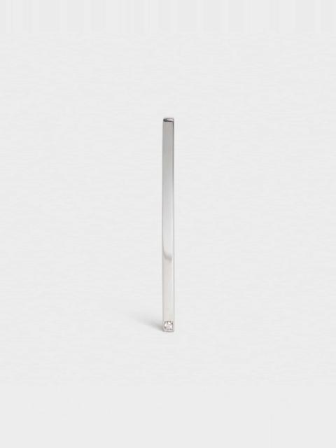 Celine Sentimental Straight Earring in White Gold and Diamond